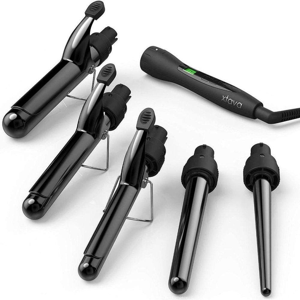 Xtava 5-in-1 Satin Wave Curler NEW OPEN BOX